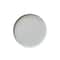 Hello Honey® 9.25" Cream Round Enameled Metal Pedestal